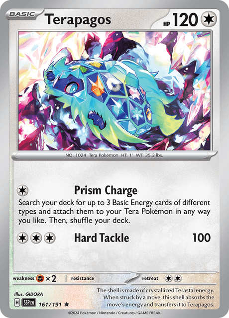 Terapagos 161/191 Holofoil/Rare