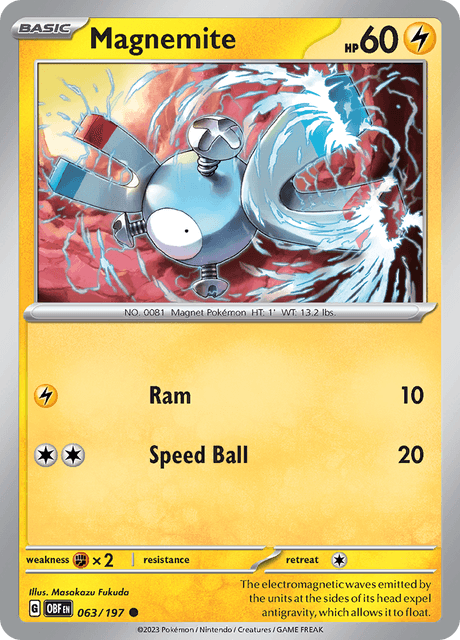 Magnemite 063/197 Normal/Common