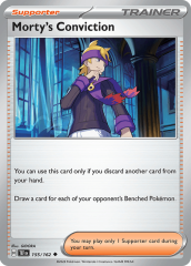 Morty's Conviction 155/162 Reverse Holofoil/Uncommon