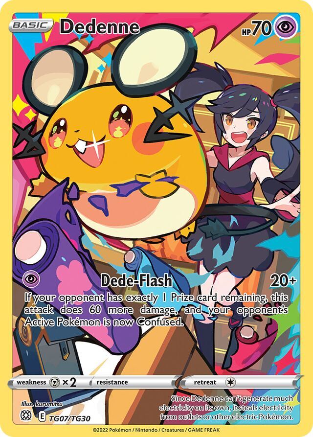 Dedenne TG07/TG30 Full Art/Holo Rare