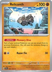Relicanth 084/162 Holofoil/Rare