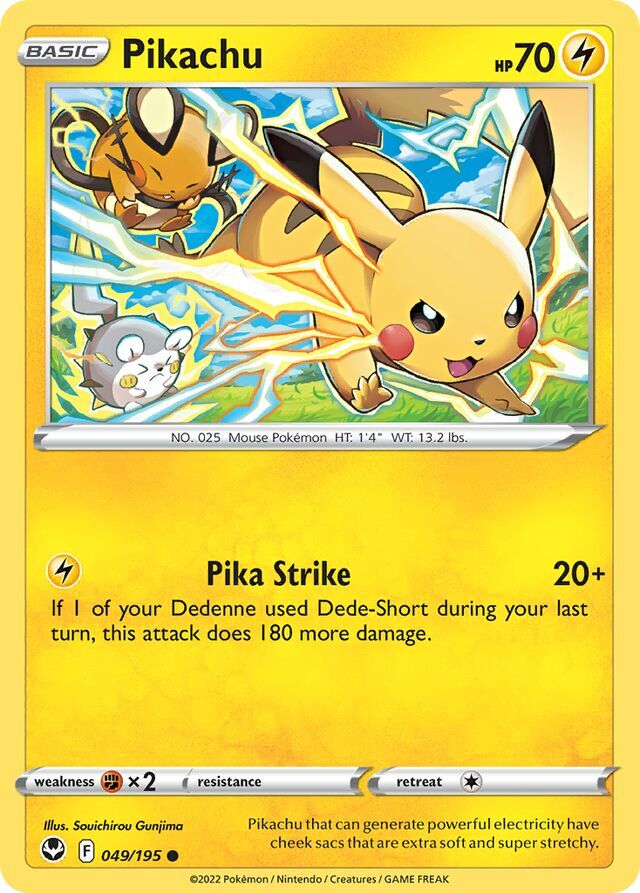 Pikachu 049/195 Normal/Common