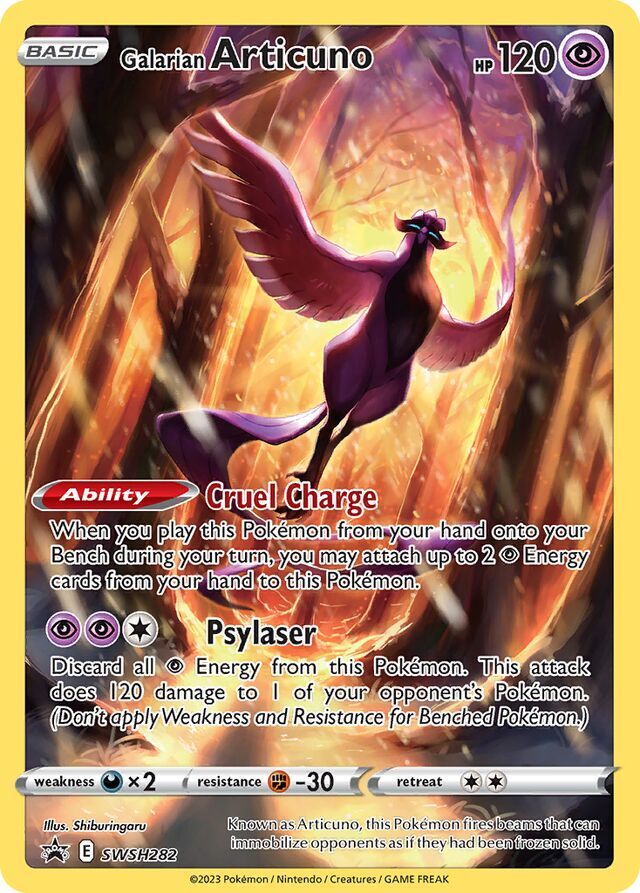 Galarian Articuno SWSH282 Full Art/Promo