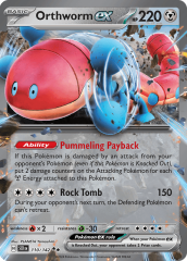 Orthworm ex 110/142 Holofoil/Double Rare