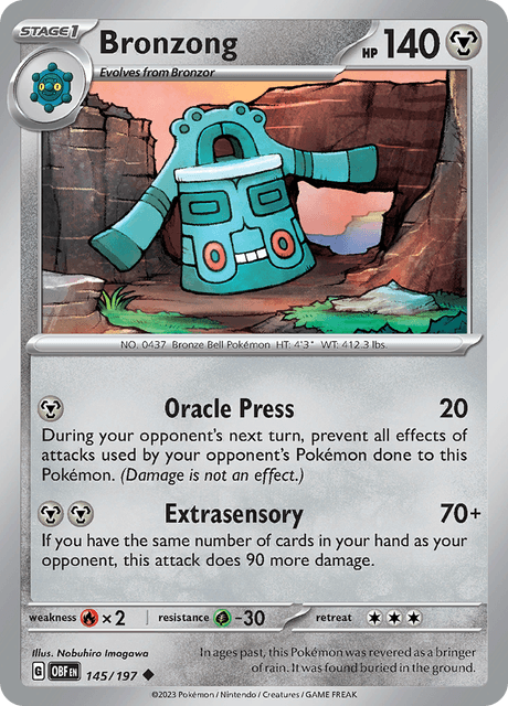Bronzong 145/197 Normal/Uncommon