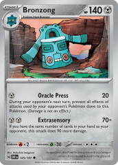 Bronzong 145/197 Normal/Uncommon
