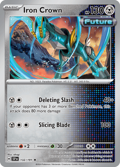 Iron Crown 132/191 Holofoil/Rare