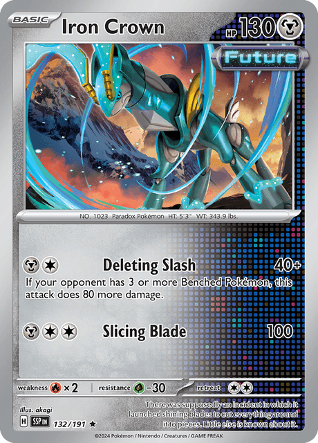 Iron Crown 132/191 Holofoil/Rare