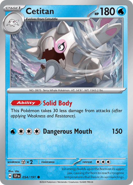 Cetitan 054/191 Reverse Holofoil/Common