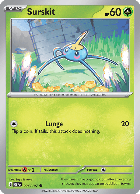 Surskit 006/197 Reverse Holofoil/Common