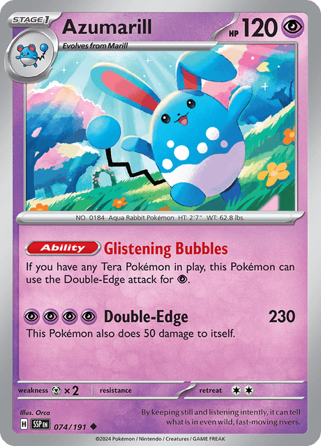 Azumarill 074/191 Normal/Uncommon