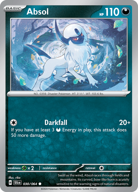 Absol 030/064 Reverse Holofoil/Common