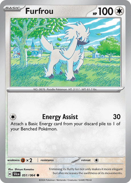 Furfrou 051/064 Reverse Holofoil/Common