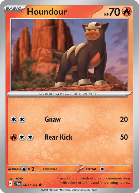 Houndour 007/064 Reverse Holofoil/Common