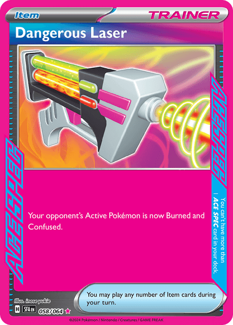 Dangerous Laser 058/064 Holofoil/ACE SPEC Rare