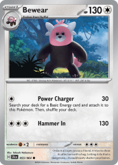 Bewear 053/064 Reverse Holofoil/Common
