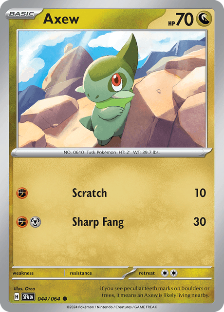 Axew 044/064 Reverse Holofoil/Common