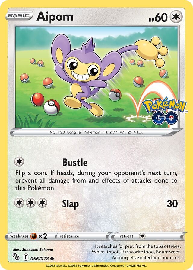 Aipom 056/078 Reverse Holofoil/Common