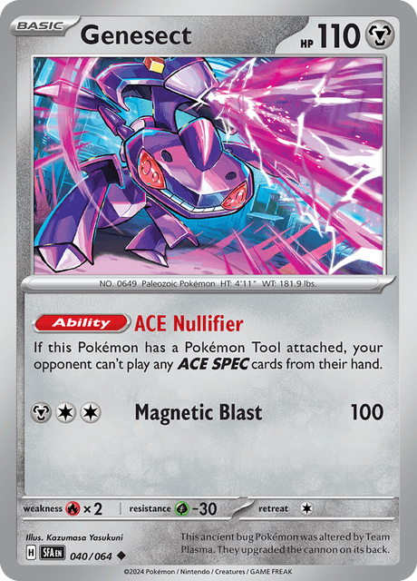 Genesect 040/064 Reverse Holofoil/Uncommon