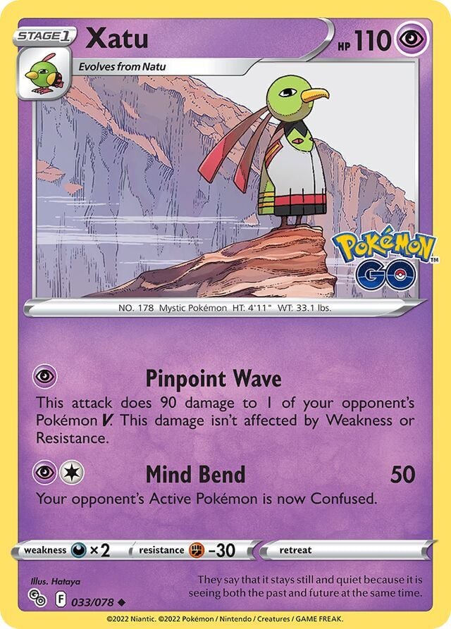 Xatu 033/078 Reverse Holofoil/Uncommon