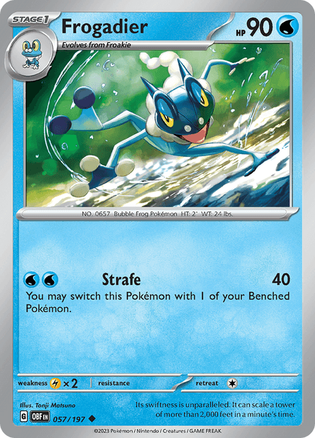 Frogadier 057/197 Reverse Holofoil/Uncommon