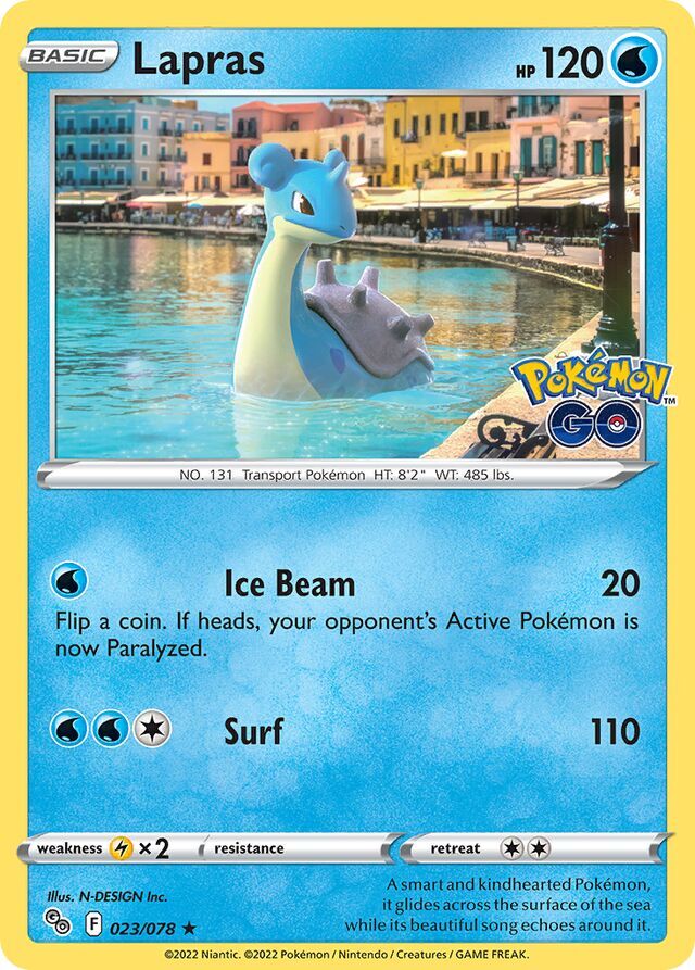 Lapras 023/078 Holofoil/Rare