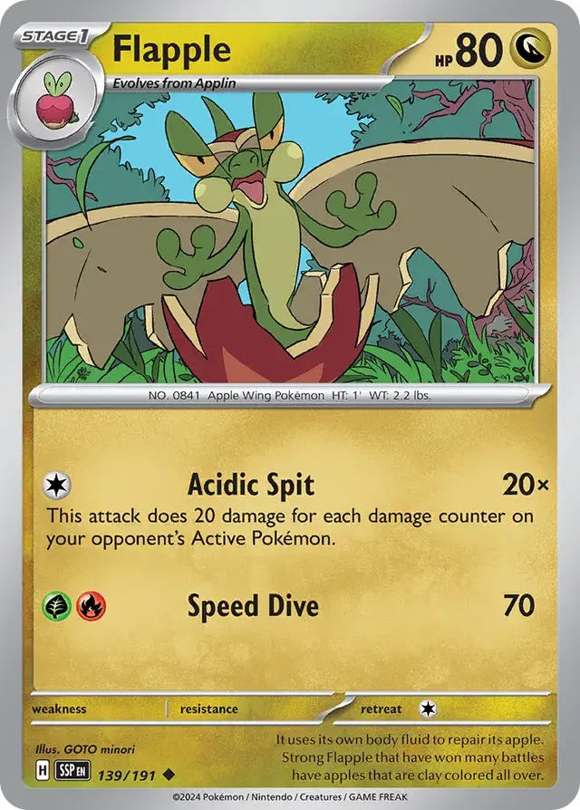 Flapple 139/191 Normal/Uncommon
