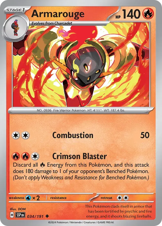Armarouge 034/191 Normal/Uncommon