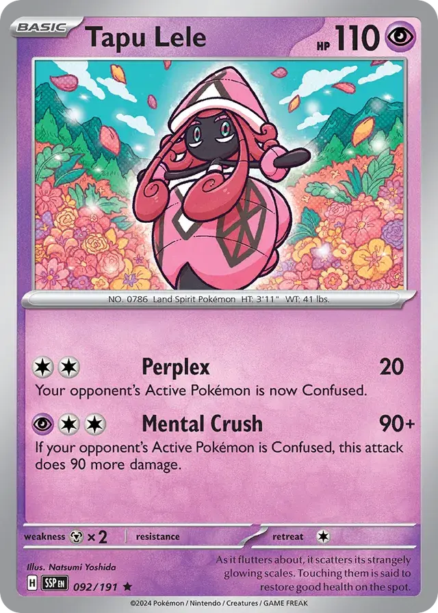 Tapu Lele 092/191 Holofoil/Rare