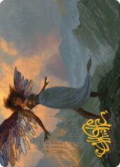 Glasswing Grace (Art Card) 19/54 [Gold-Stamped Signature]