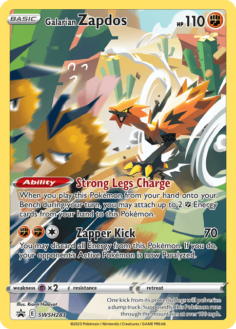 Galarian Zapdos SWSH283 Holofoil/Promo