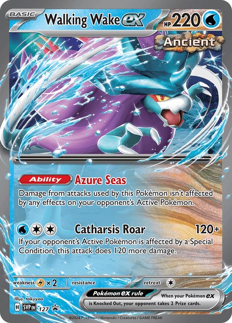 Walking Wake ex 127 Holofoil/Promo