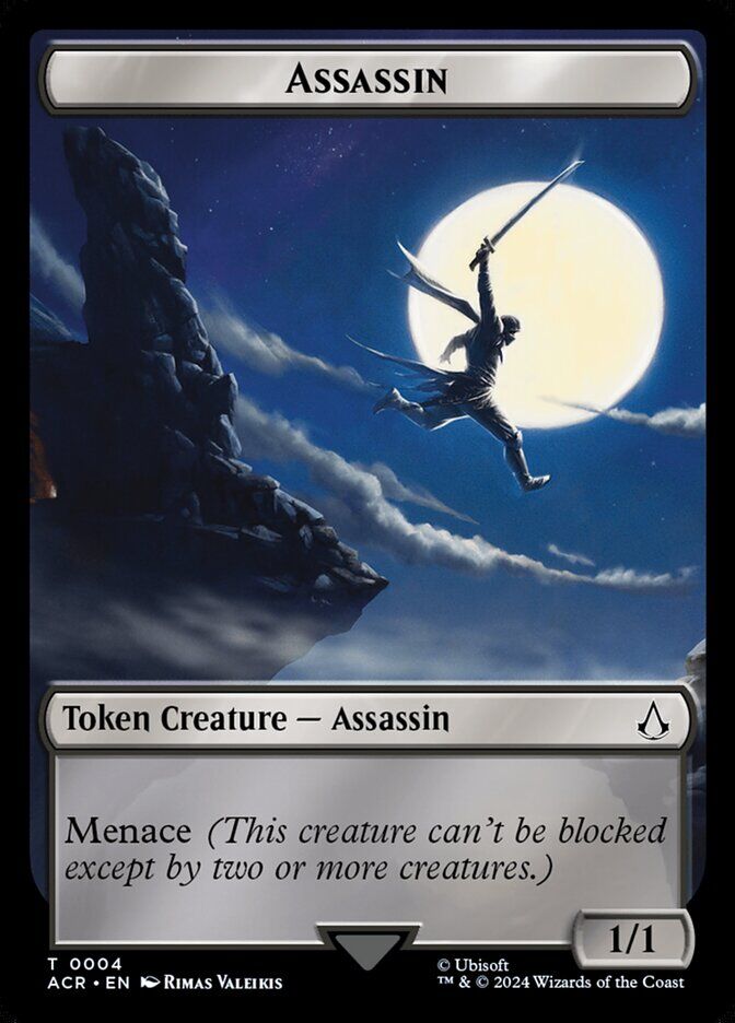 Assassin // Treasure Double Sided Token (Holo)