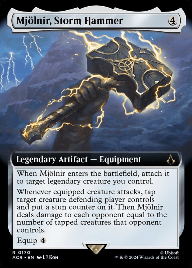 Mjölnir, Storm Hammer [Extended Art] (Nonfoil)