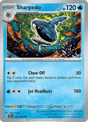 Sharpedo 043/162 Reverse Holofoil/Uncommon