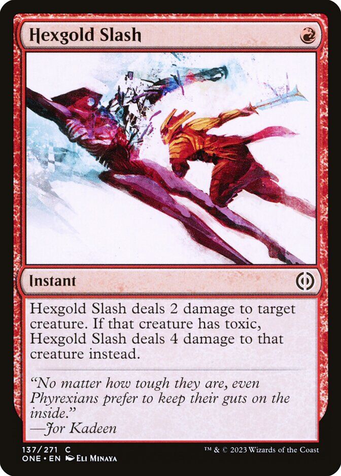 Hexgold Slash (Nonfoil)