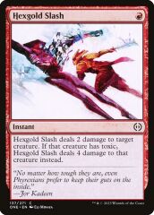 Hexgold Slash (Nonfoil)