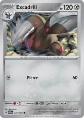 Excadrill 147/197 Normal/Uncommon