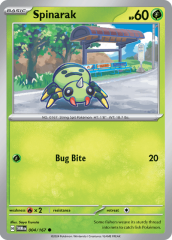 Spinarak 004/167 Reverse Holofoil/Common