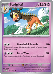 Farigiraf 084/167 Normal/Uncommon