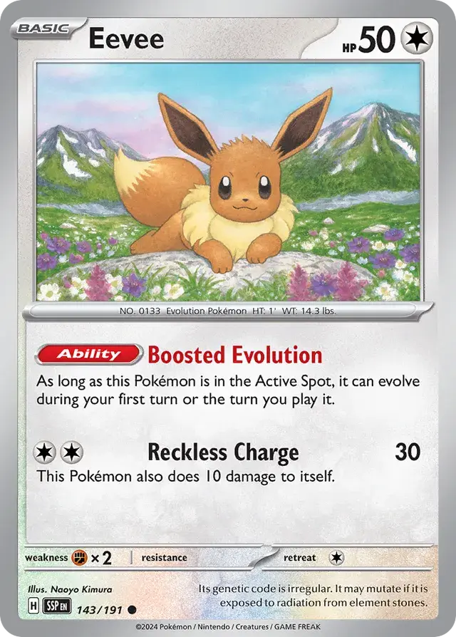 Eevee 143/191 Normal/Common