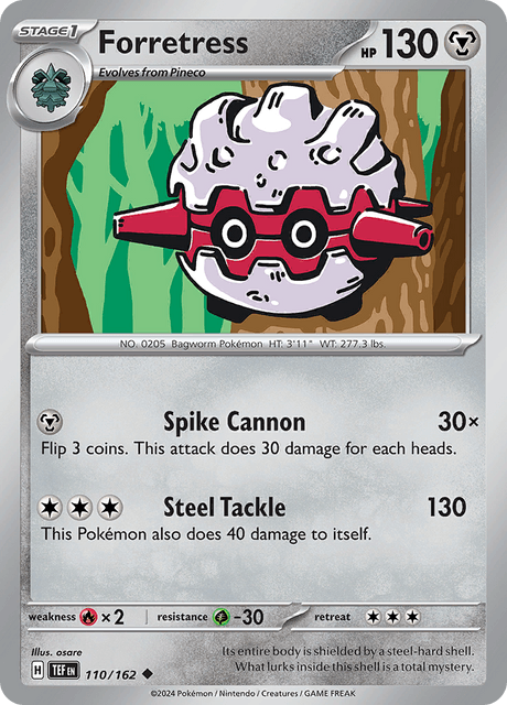 Forretress 110/162 Normal/Uncommon