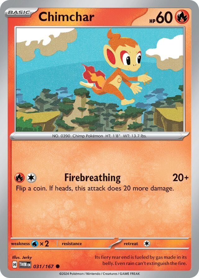 Chimchar 031/167 Normal/Common