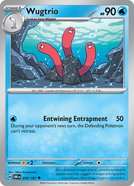 Wugtrio 059/197 Reverse Holofoil/Uncommon