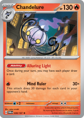 Chandelure 038/167 Holofoil/Rare