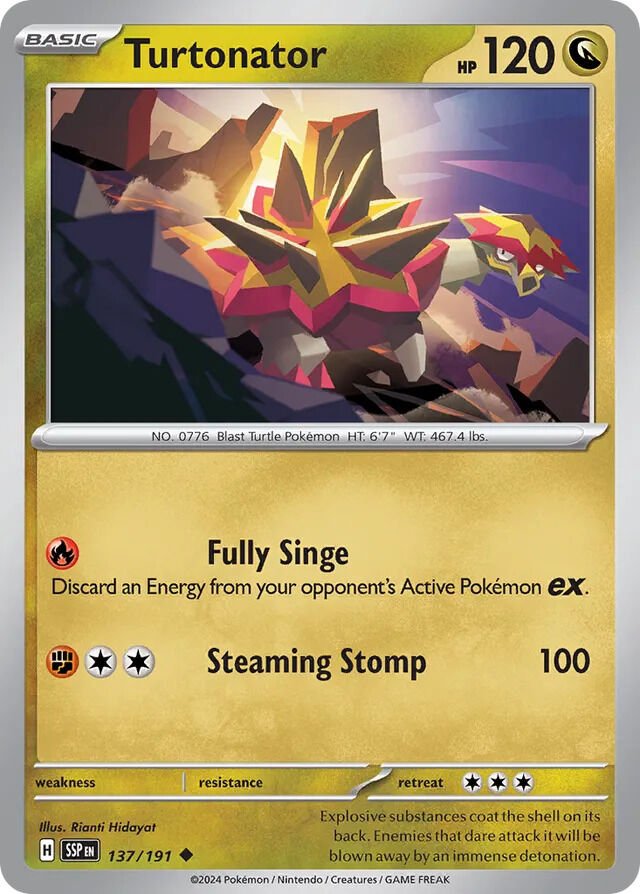 Turtonator 137/191 Normal/Uncommon