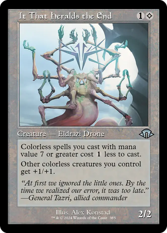 It That Heralds the End (Holo) [Retro Frame]