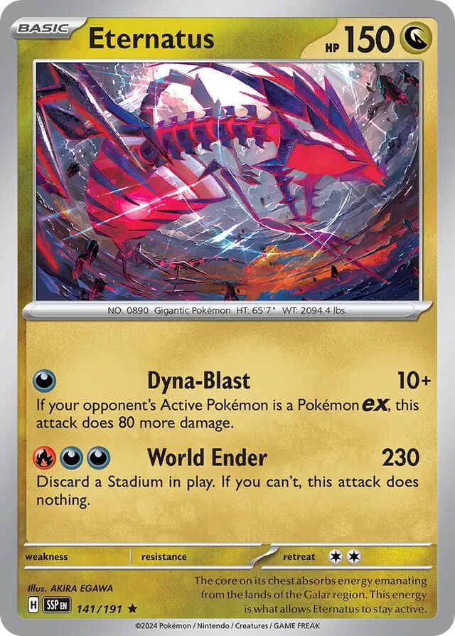 Eternatus 141/191 Holofoil/Rare