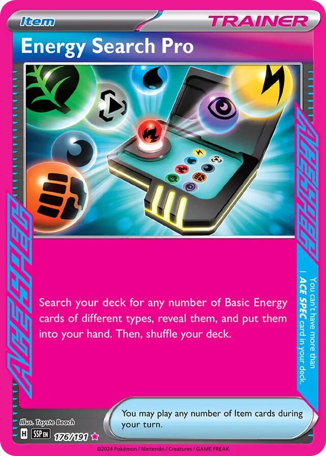 Energy Search Pro 176/191 Holofoil/Rare