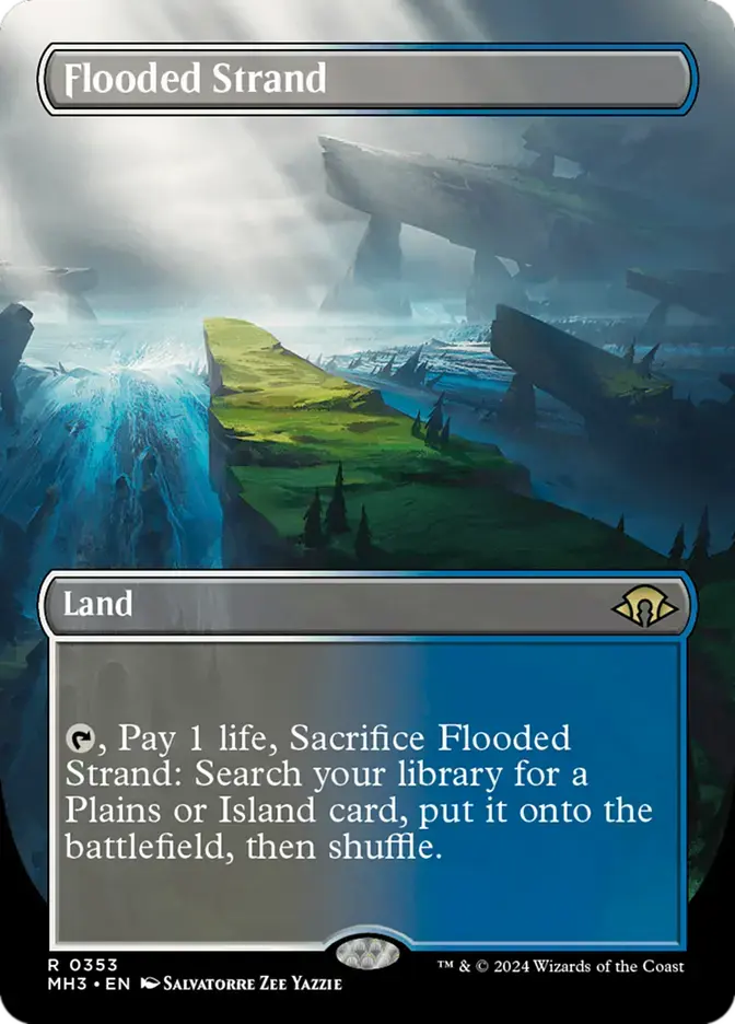 Flooded Strand (Holo) [Borderless]